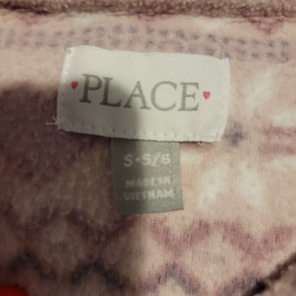Children's Place S 5/6 Quarter Zip Fleece Sweatshirt - Picture 3 of 3